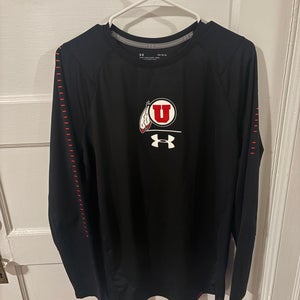 Team Issued Utah Utes Under Armour Shirt Long Sleeve