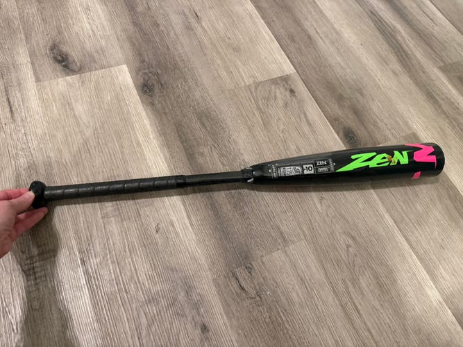 2025 DeMarini CF Zen Composite USSSA Certified Bat (-10) 19 oz 29" (Used)