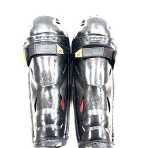 Used Bauer VAPOR 3X SHIN Junior Shin Guards Black 12" 11860-S000304876