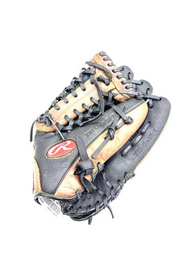 Used Rawlings PREMIUM SERIES BB/SB Glove RH Throw Black 12" 11860-S000304860