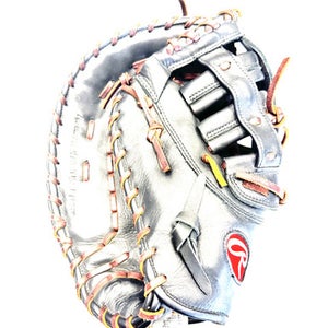 Used RAWLINGS GAMER SB BB/SB First Base LH Throw Black 12 1/2" 11860-S000304835