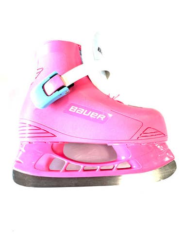 Used Bauer 8/9 Girls Softboot Skate Pink Youth 08.0 11860-S000304827