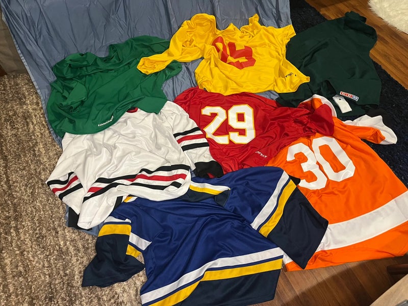 Goalie cuts XL Men's Jerseys. Various brands. (Used)