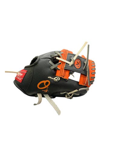 Used Rawlings ORIOLES BELL5 BB/SB Glove RH Throw Black 10" 11863-S000025359
