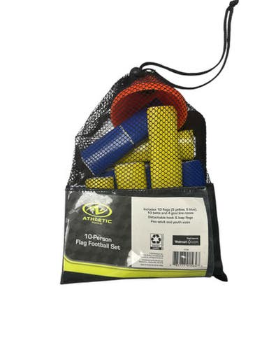 Used ATHLETIC 10 PERSON FLAG FB SET Touch FB Flag Black 11863-S000025352