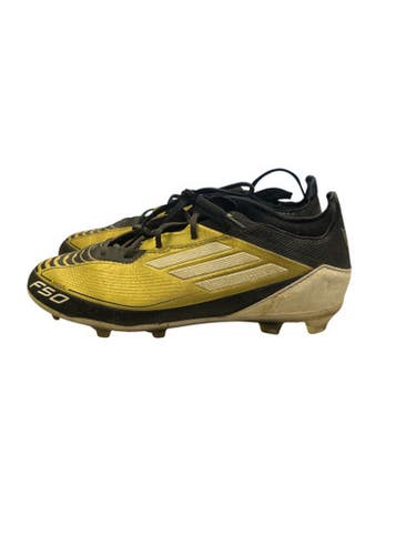 Used Adidas Soccer Cleats Gold Junior 04.5 11863-S000025337