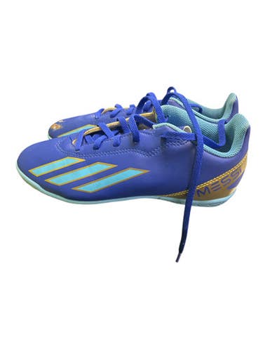 Used Adidas Soccer Indoor Shoes Royal Blue Junior 03.5 11863-S000025338