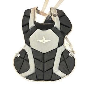 Used All-Star BLACK CHEST PROTECTOR Catchers Chest Protector Black Intermed 11863-S000025310