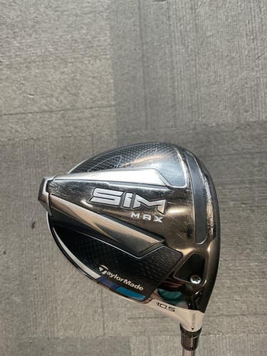 Used Taylormade SIM MAX Mens Driver RH 10.5 Degree 11614-S000231424