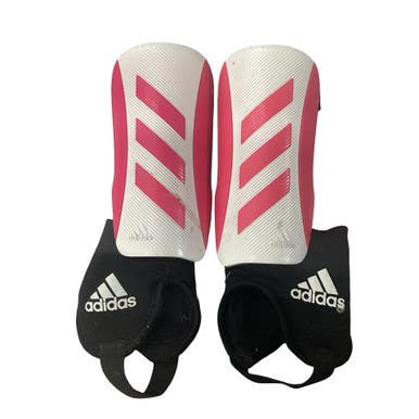 Used Adidas Soccer Shin Guards Junior White SM 11760-S000088347