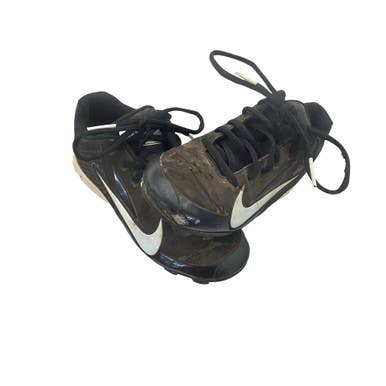 Used Nike BASEBALL CLEATS BB/SB Cleats Black Junior 02 11760-S000088331
