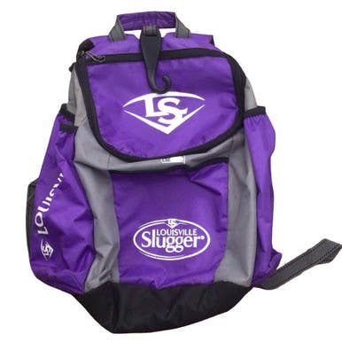 Used Louisville Slugger BACKPACK BB/SB Player Backpack Purple 11760-S000088325