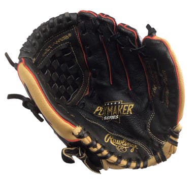 Used Rawlings PLAYMAKER SERIES BB/SB Glove RH Throw Black 10 1/2" 11760-S000088319