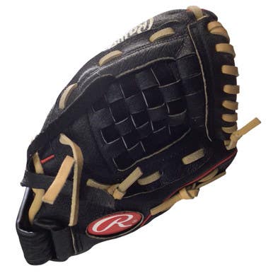 Used Rawlings HIGHLIGHT SERIES BB/SB Glove RH Throw Black 10" 11760-S000088320