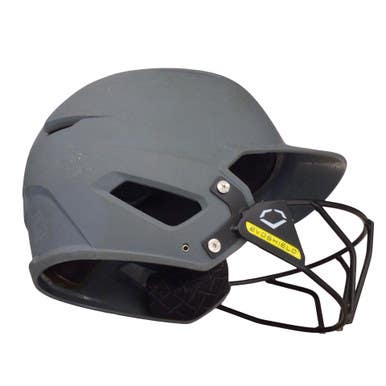 Used Evoshield WTV7115CHINT Batting Helmet w/Mask Grey MD 11760-S000088314