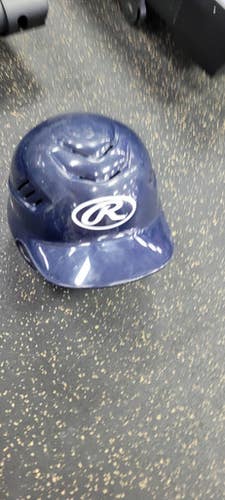 Used Rawlings 6 1/4 - 6 7/8 TBALL Batting Helmet No Mask Navy Blue SM 11497-S000155703