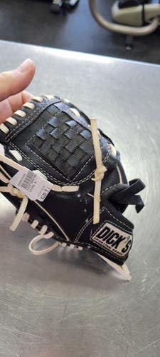 Used DICKS 8 BB/SB Glove LH Throw Black 8" 11497-S000155690