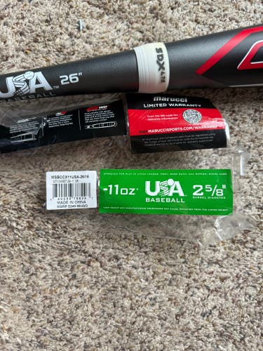 2025 Marucci CATX Connect Hybrid USABat Certified Bat (-5) 15 oz 26" (Used)
