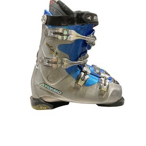 Used Atomic BETA CARVE 7.50 Womens DH Ski Boot Grey 260 MP - M08 - W09 11847-S000032989