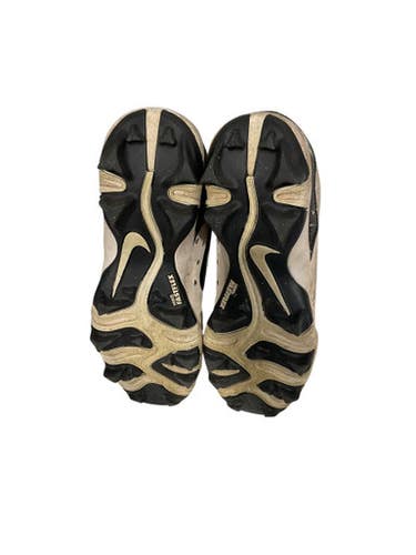 Used Nike ALPHA FASTFLEX HUARACHE BB/SB Cleats White Junior 04.5 11847-S000032986