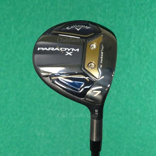 Callaway Paradym X 21 Fairway Wood 7 UST Mamiya LINQ Blue 6F4 Stiff w/ HC