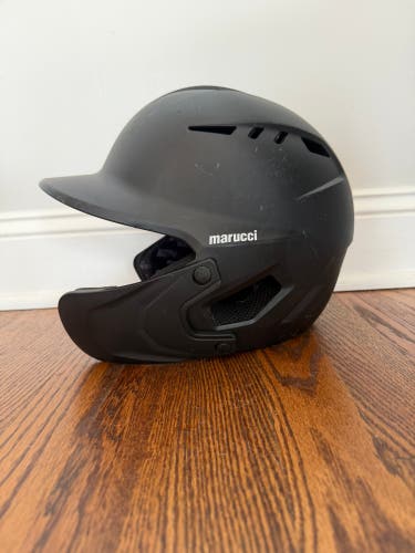 Matte Black Marucci Duravent Batting Helmet (Used)