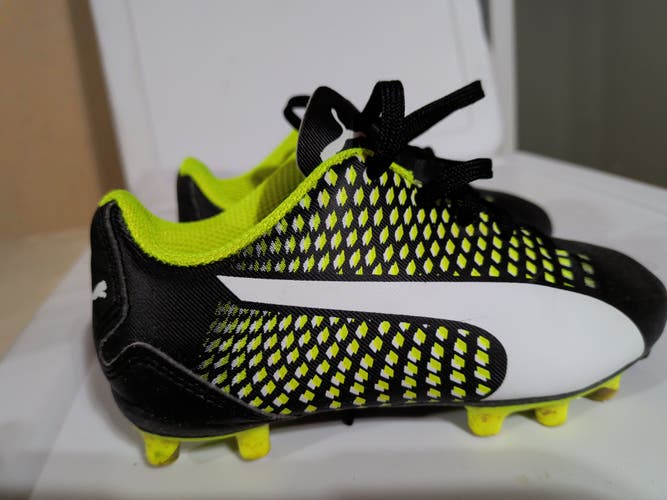 Yellow Kids 10K (Toddler) Puma Adreno III FG Cleats (Used)