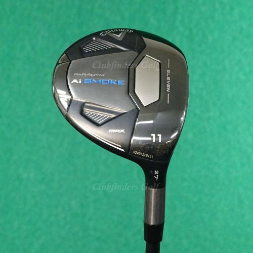 RARE! Callaway Paradym Ai Smoke Max Fairway 27 11 Wood Vanquish 4 Seniors w/HC