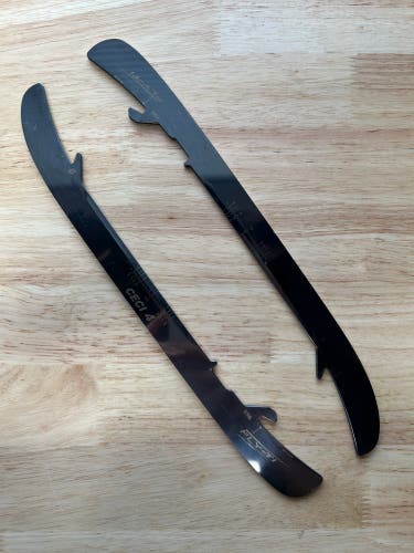 296mm NHL Pro Stock Cody Ceci Used Bauer Fly-Ti Skate Blades / Runners