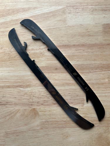 296mm NHL Pro Stock Nathan Bastian Used Bauer Fly-Ti Skate Blades / Runners
