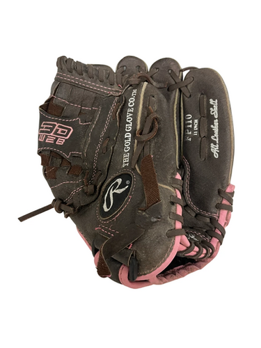 Used Rawlings FP110 BB/SB Glove RH Throw Brown 11" 11692-S000146687