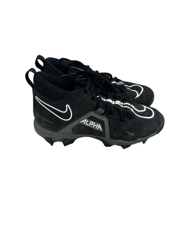 Used Nike ALPHA MENACE Jr FB Cleats Black Junior 03.5 11692-S000146725