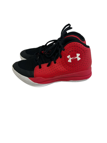 Used Under Armour JET Basketball Shoes M Red Junior 04.5 11692-S000146742