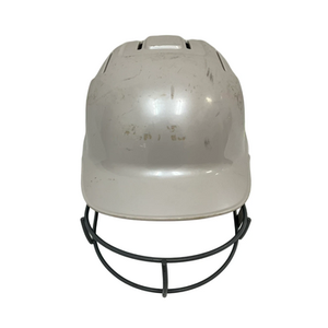 Used Adidas BTE00919 Batting Helmet w/Mask White One Size 11692-S000146800