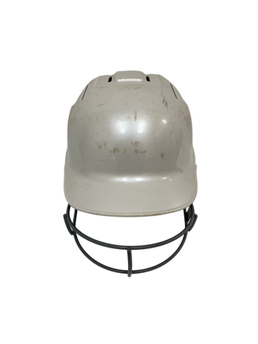 Used Adidas BTE00919 Batting Helmet w/Mask White One Size 11692-S000146800