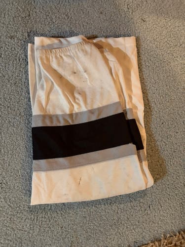 White large hockey socks lightly used