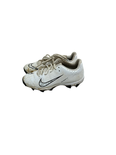 Used Nike HYPERDIAMOND BB/SB Cleats White Junior 04.5 11692-S000146821