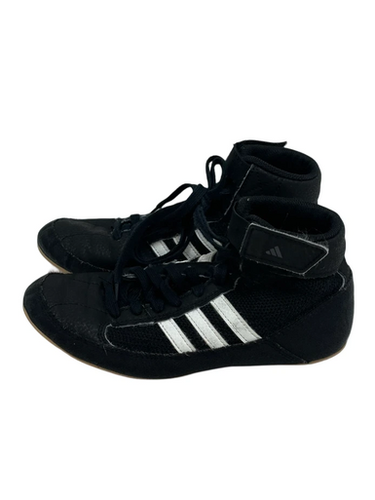 Used Adidas HVC Wrestling Shoes Black Junior 04 11692-S000146824