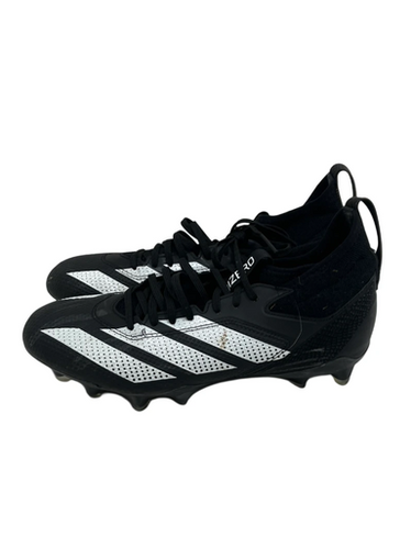 Used Adidas ADIZERO IMPACT Adult FB Cleats Black Senior 10.5 11692-S000146833