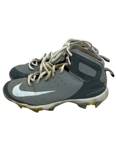 Used Nike HUARACHE BB/SB Cleats Grey Junior 06 11692-S000146843