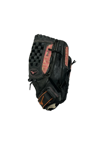 Used Mizuno FINCH RH Throw Fastpitch Gloves Black 11" 11692-S000146845