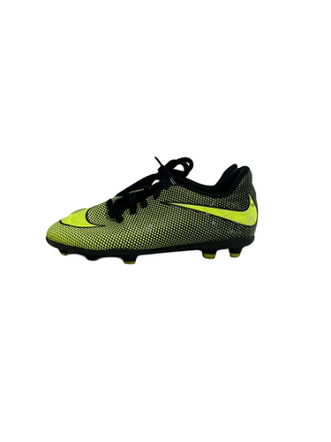 Used Nike BRAVATA Soccer Cleats Optic Yellow Youth 13.0 11692-S000146922