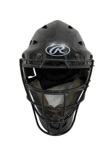 Used Rawlings PLAYERS SERIES Catchers Helmet w/Mask Black SM 11692-S000146955