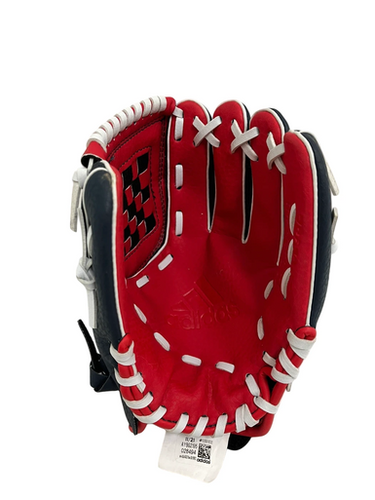 Used Adidas EASY CLOSE BB/SB Glove T-ball White/Red/Navy 9 1/2" 11692-S000146959