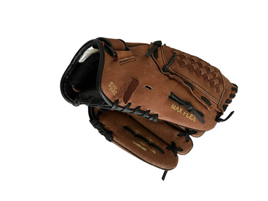 Used Mizuno POWER CLOSE BB/SB Glove RH Throw Brown 11 1/2" 11692-S000146968