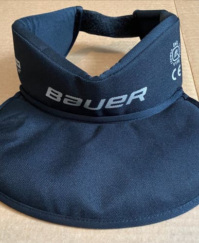 Bauer Core Neck Guard w/Bib, Junior (Used)