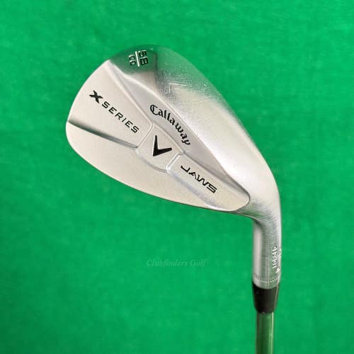Callaway X Series Jaws Satin Chrome 58-CC 58 Lob Wedge DG 105 S300 Steel Stiff