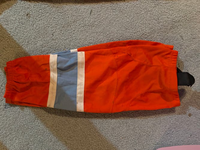 Orange little caesrers game socks size 30”