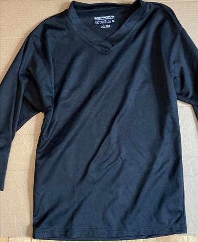 Sherwood SW100 Practice Jersey Black JR Small/Medium (Used)