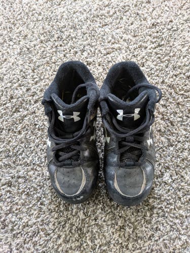 Black Kid's 2Y (Big Kids / Youth) Youth Under Armour Molded Cleats (Used)